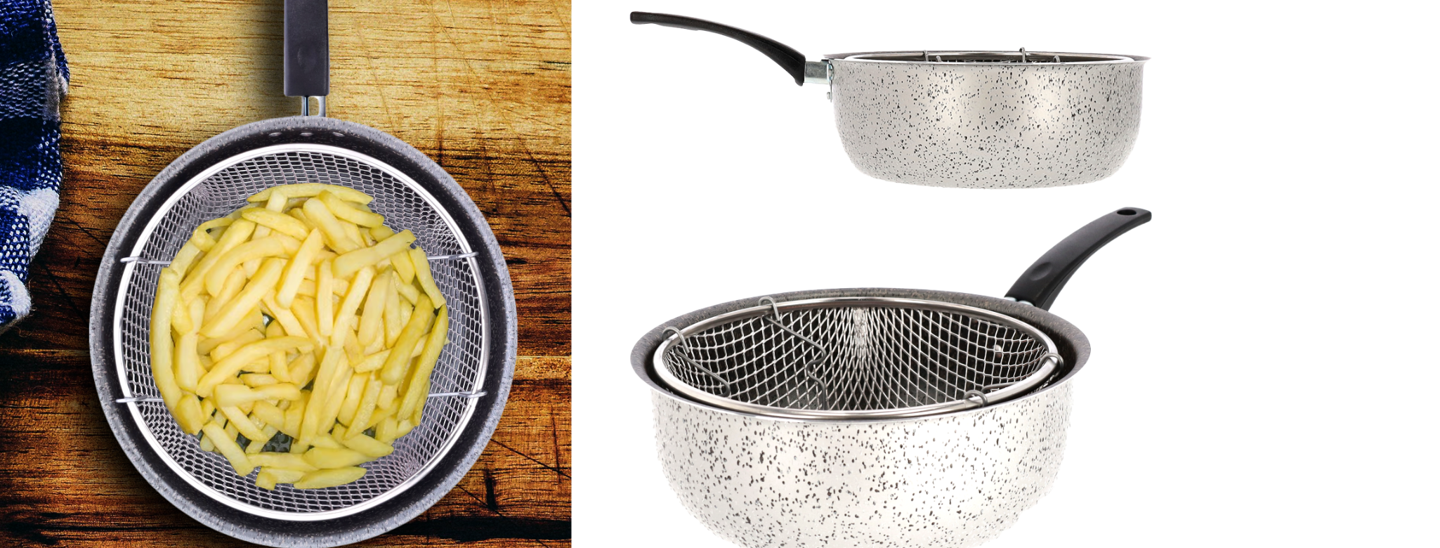 Come pulire la friggitrice con cestello