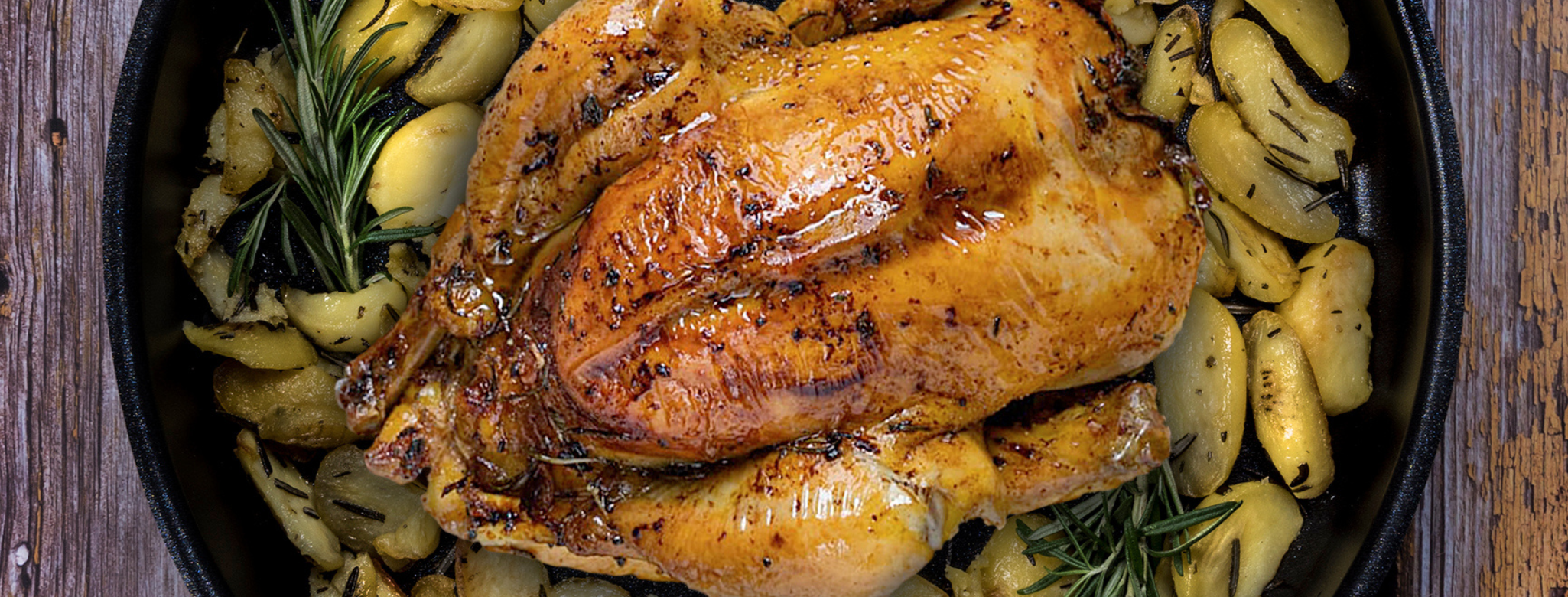 Ricetta pollo e patate al forno