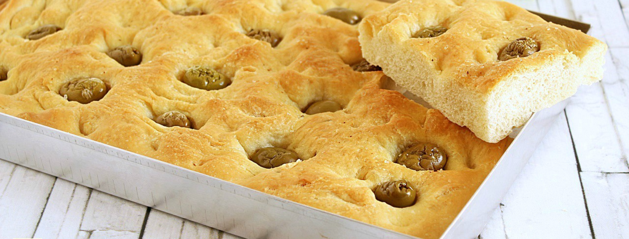 Ricetta focaccia alle olive