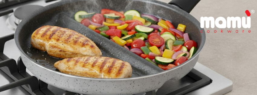 Dieta vs Voglie: come far pace a tavola (senza sporcare la cucina) con la nuova Padella Bicottura Mamù