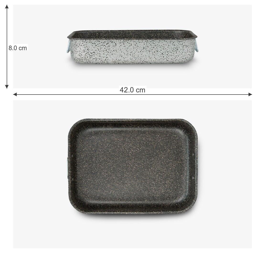 Set 3 rostiere antiaderenti alluminio Ø 30/35/40 cm Janet 2.0 – foto 9 - 8