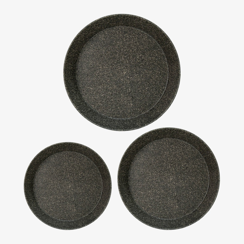 Set mit 3 Caprese-Formen aus Aluminium, Ø 24/28/32 cm Happy Stone – Foto 2