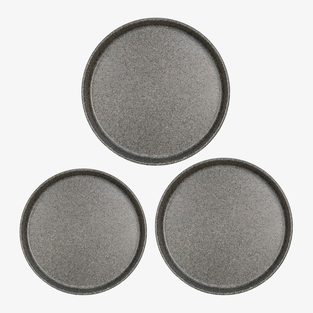 Set 3 tortiere per focaccia antiaderenti alluminio Ø 24/26/28 cm Happy Stone – foto 2