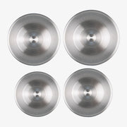 Set mit 4 runden Kuchenformen aus 99,5 % reinem Aluminium, Ø 26/28/30/32 cm, ohne PFOA Happy Alluminio Bianco – Foto 2