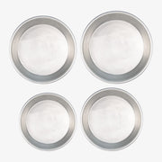 Set mit 4 Pastiera-Formen aus 99,5 % reinem Aluminium, Ø 24/26/28/30 cm, ohne PFOA und Nickel Happy Alluminio Bianco – Foto 2