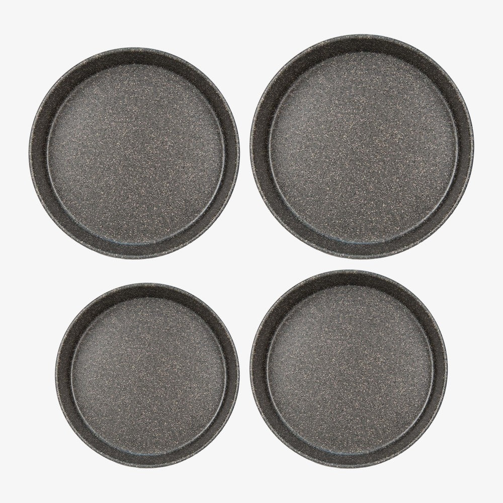 Set mit 4 Kuchenformen aus Aluminium, Ø 28/30/32/34 cm Happy Stone – Foto 2 - 1
