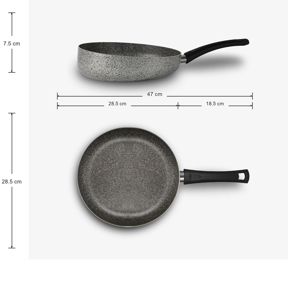 Set 2 saltapasta antiaderenti alluminio Ø 28/34 cm Janet 2.0 – foto 6 - 6