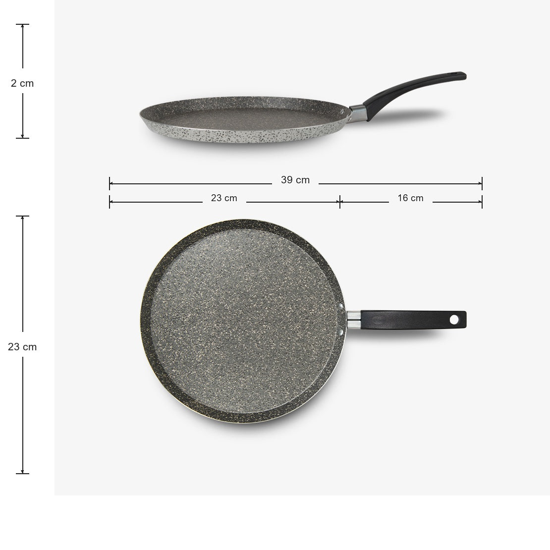 Set of 2 crêpe pans in non-stick aluminium, Ø 20/24 cm – photo 7 - 7