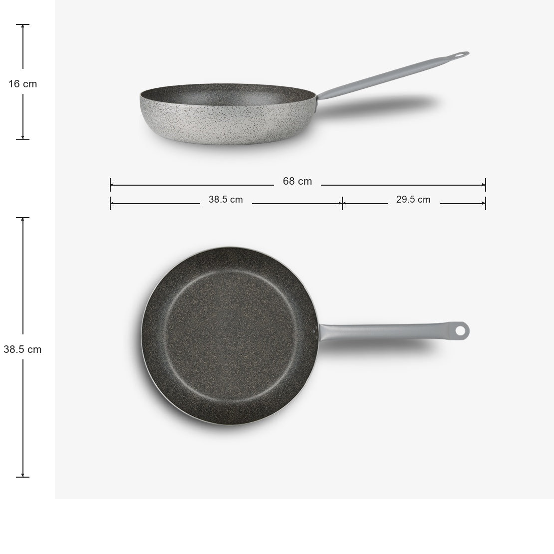 Set 2 saltapasta antiaderenti alluminio Ø 34/38 cm Janet 2.0 – foto 7