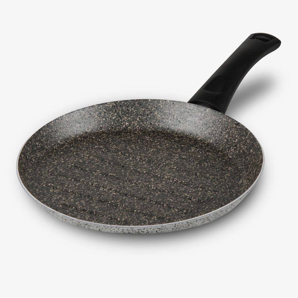 Bistecchiera Tonda antiaderente maneggevole alluminio PFOA free antigraffio pratica cottura veloce made in italy_1