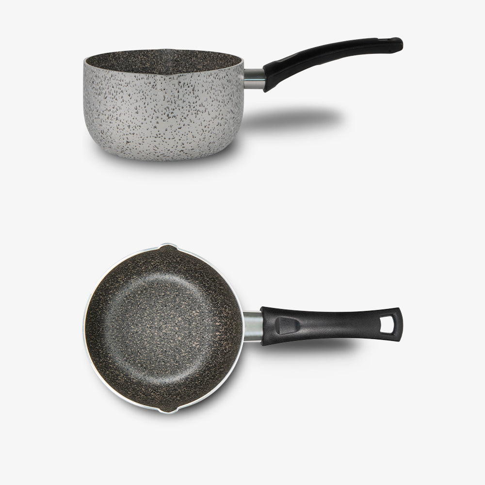 Bollitore antiaderente maneggevole alluminio PFOA free antigraffio pratica cottura veloce made in italy_5 - 5