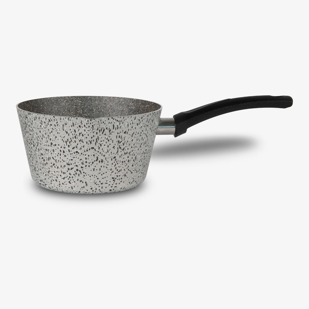 Casseruola Conica antiaderente maneggevole alluminio PFOA free antigraffio pratica cottura veloce made in italy_2