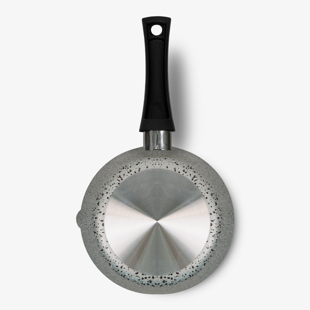 Casseruola Conica antiaderente maneggevole alluminio PFOA free antigraffio pratica cottura veloce made in italy_4 - 4