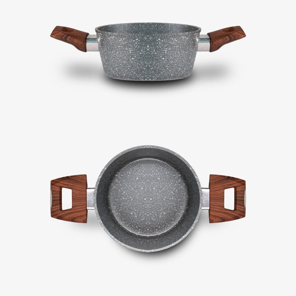 Casseruola con due manici ad induzione con alto spessore resistente_5 - 5