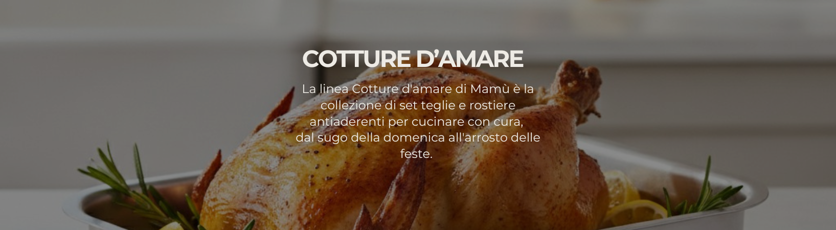 Cotture d'amare linea prodotti Mamu cookware