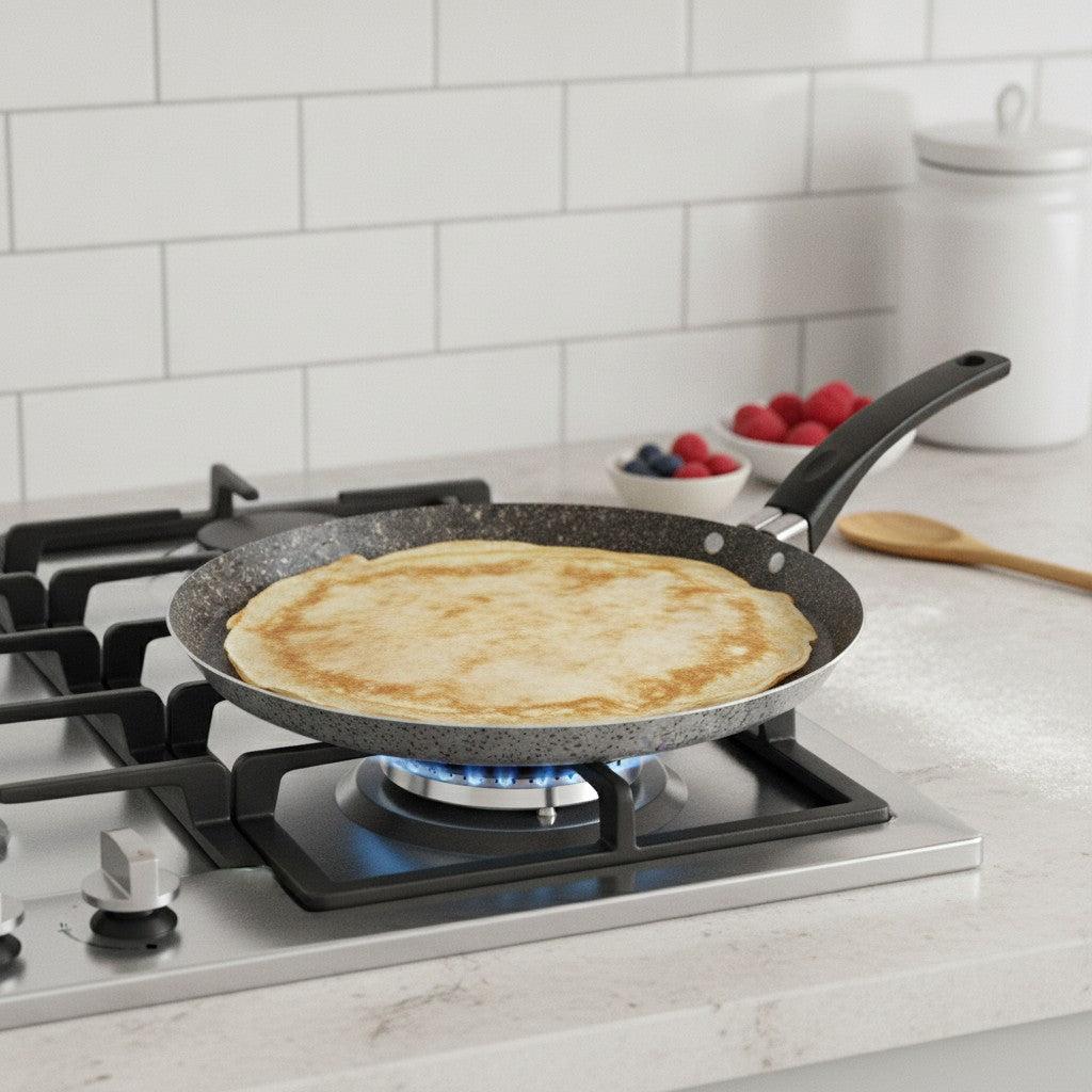 Crepier antiaderente maneggevole alluminio PFOA free antigraffio pratica cottura veloce made in italy_8 - 8