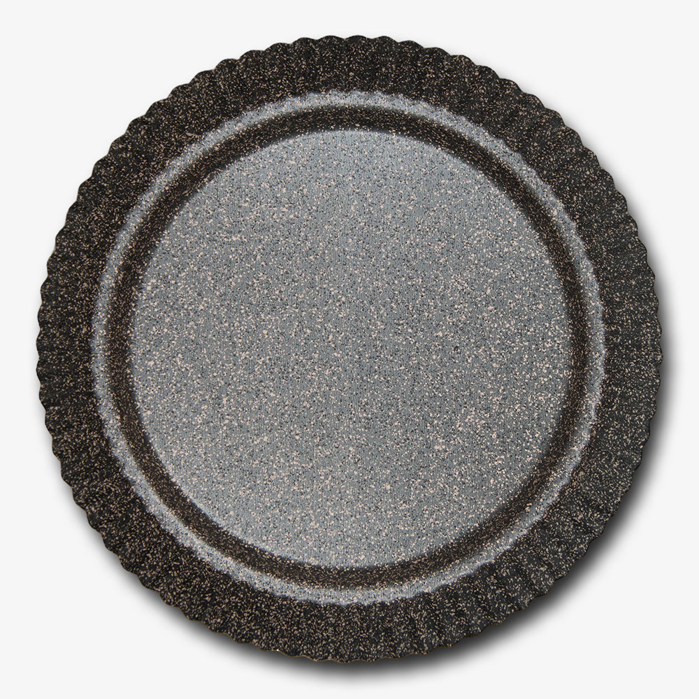 Non-stick aluminum tart mold, 7 layers, PFOA free, scratch-resistant, made in Italy.