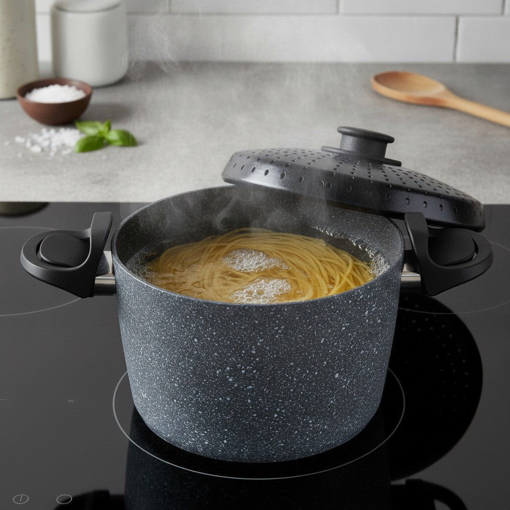 Cuocipasta ad induzione con alto spessore resistente - 6