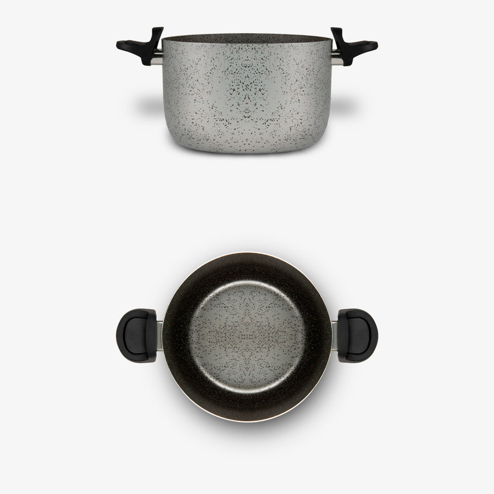 Cuocipasta antiaderente maneggevole alluminio PFOA free antigraffio pratica cottura veloce made in italy_5 - 5