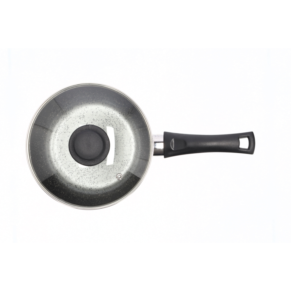 Mamù Casseruola con manico antiaderente con coperchio in vetro antigraffio made in italy_5