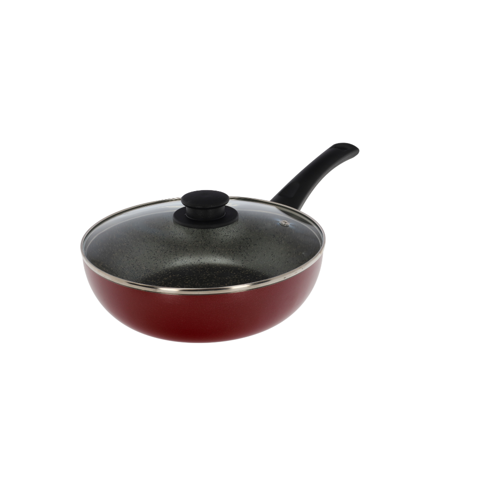 Mamù Saltapasta con manico antiaderente con coperchio in vetro alluminio pfoa free antigraffio cottura veloce made in italy_1