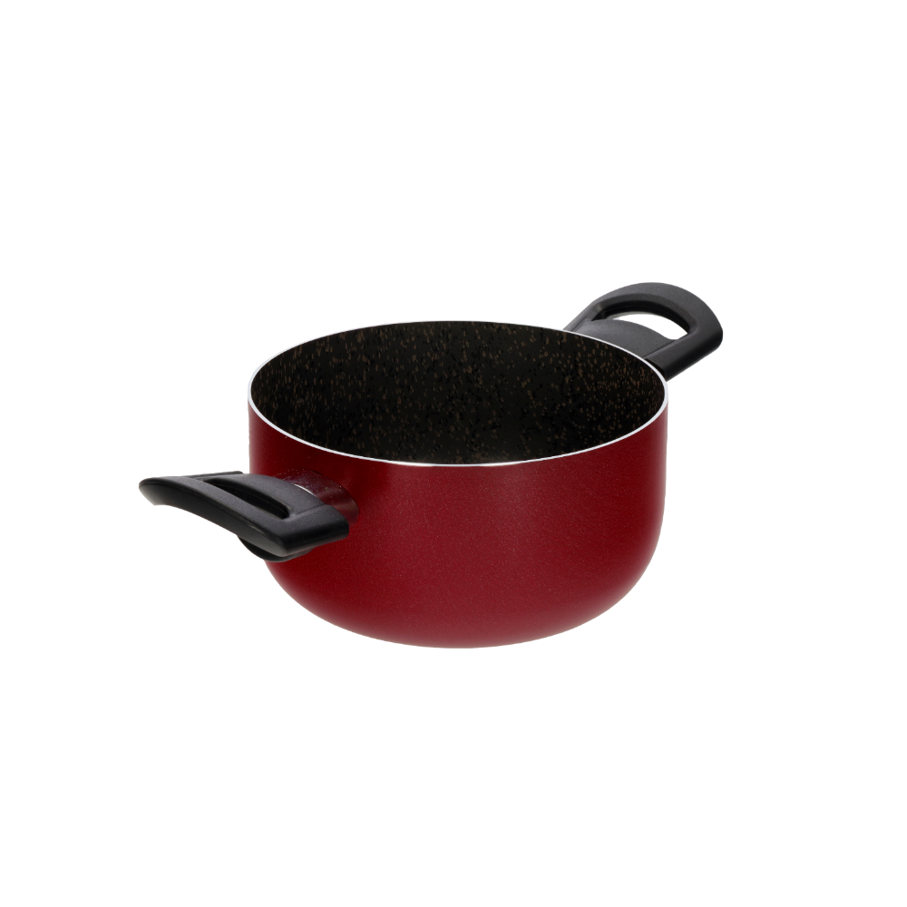 Mamù Set casseruola e pentola due manici in alluminio 7 strati pfoa free antigraffio made in italy_4 - 4