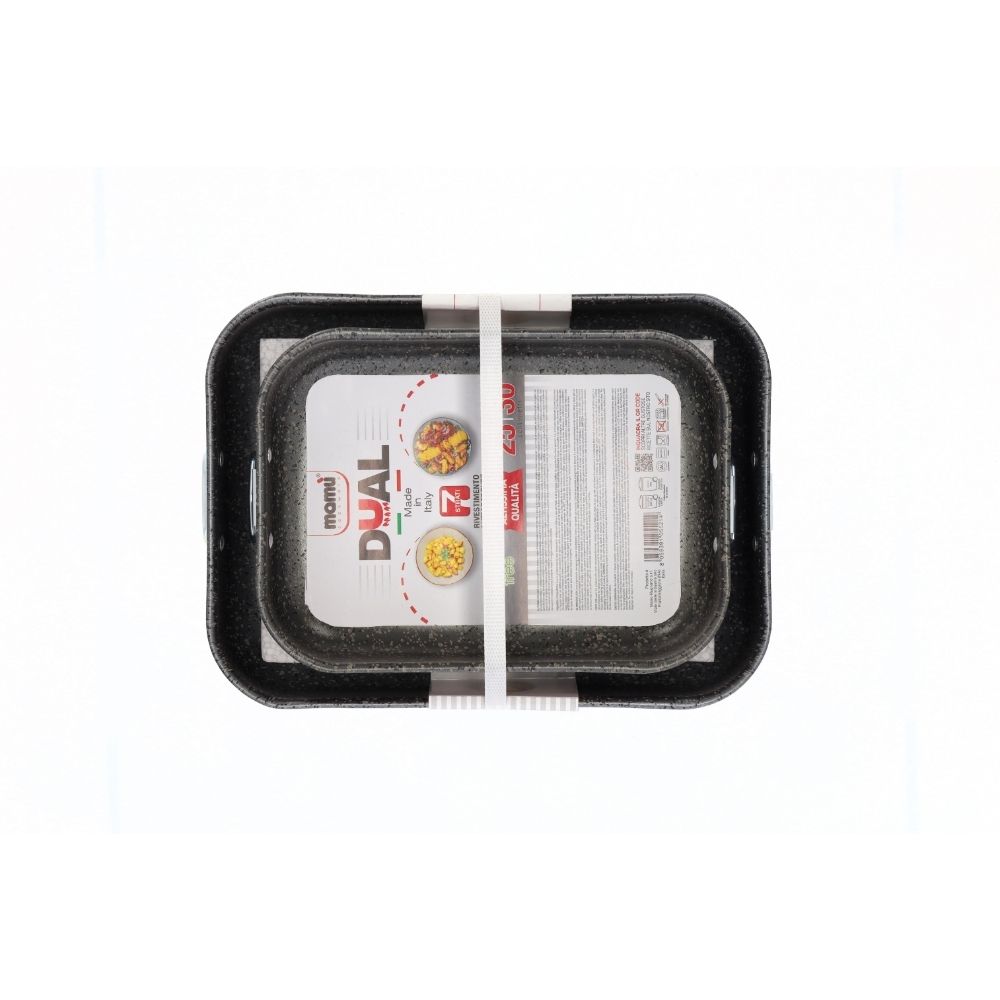 Mamù set rostiere antiaderenti alluminio 7 strati pfoa free antigraffio made in italy_4