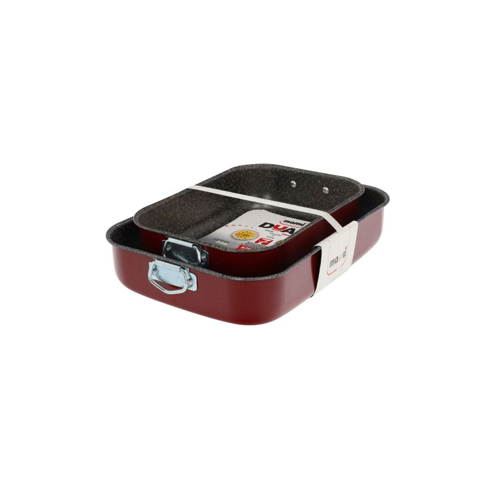 Mamù set rostiere antiaderenti alluminio 7 strati pfoa free antigraffio made in italy_1