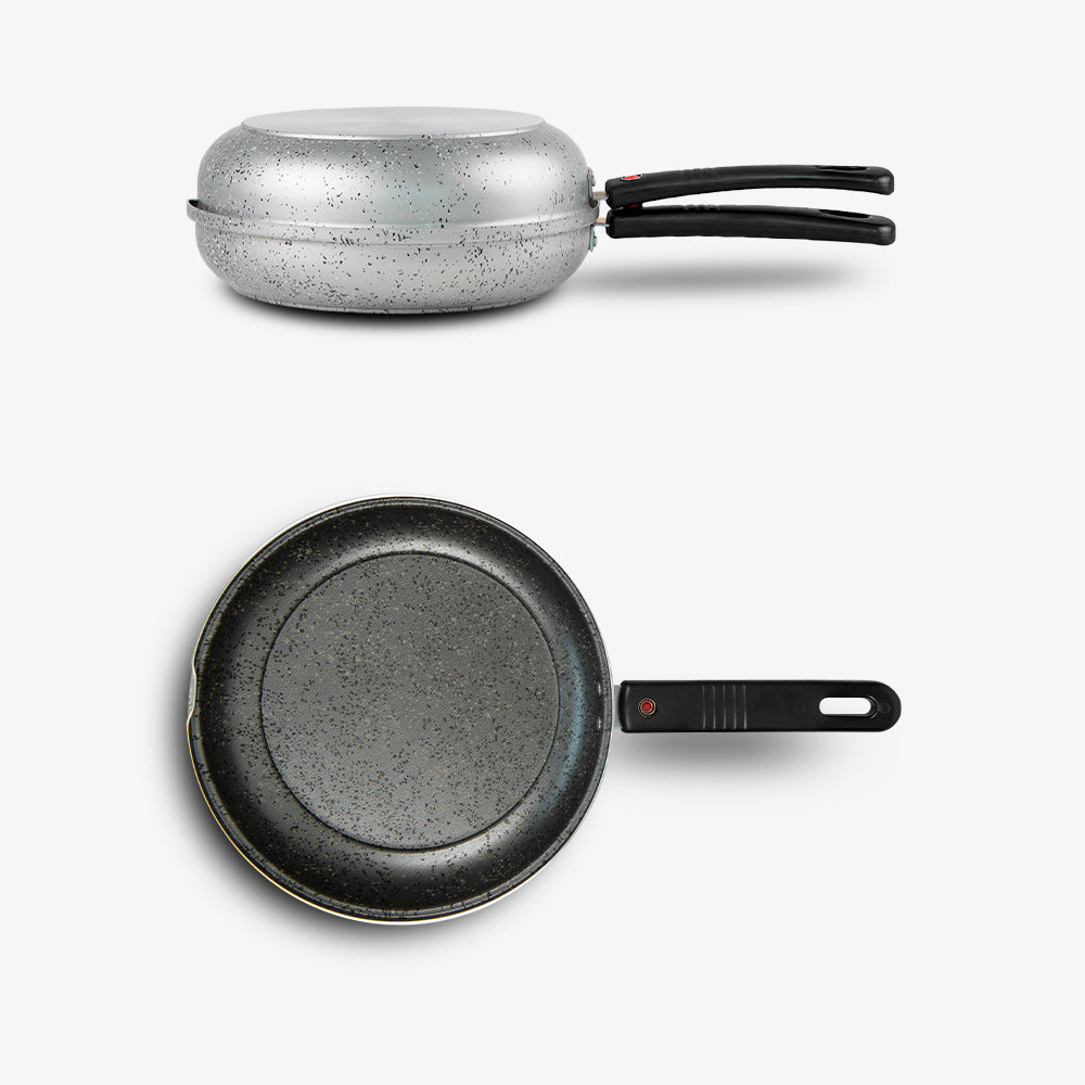 Fornetto Alto antiaderente alluminio antigraffio PFOA free con cucina rapida sul fornello con il gusto tipico della cottura al forno made in italy_5