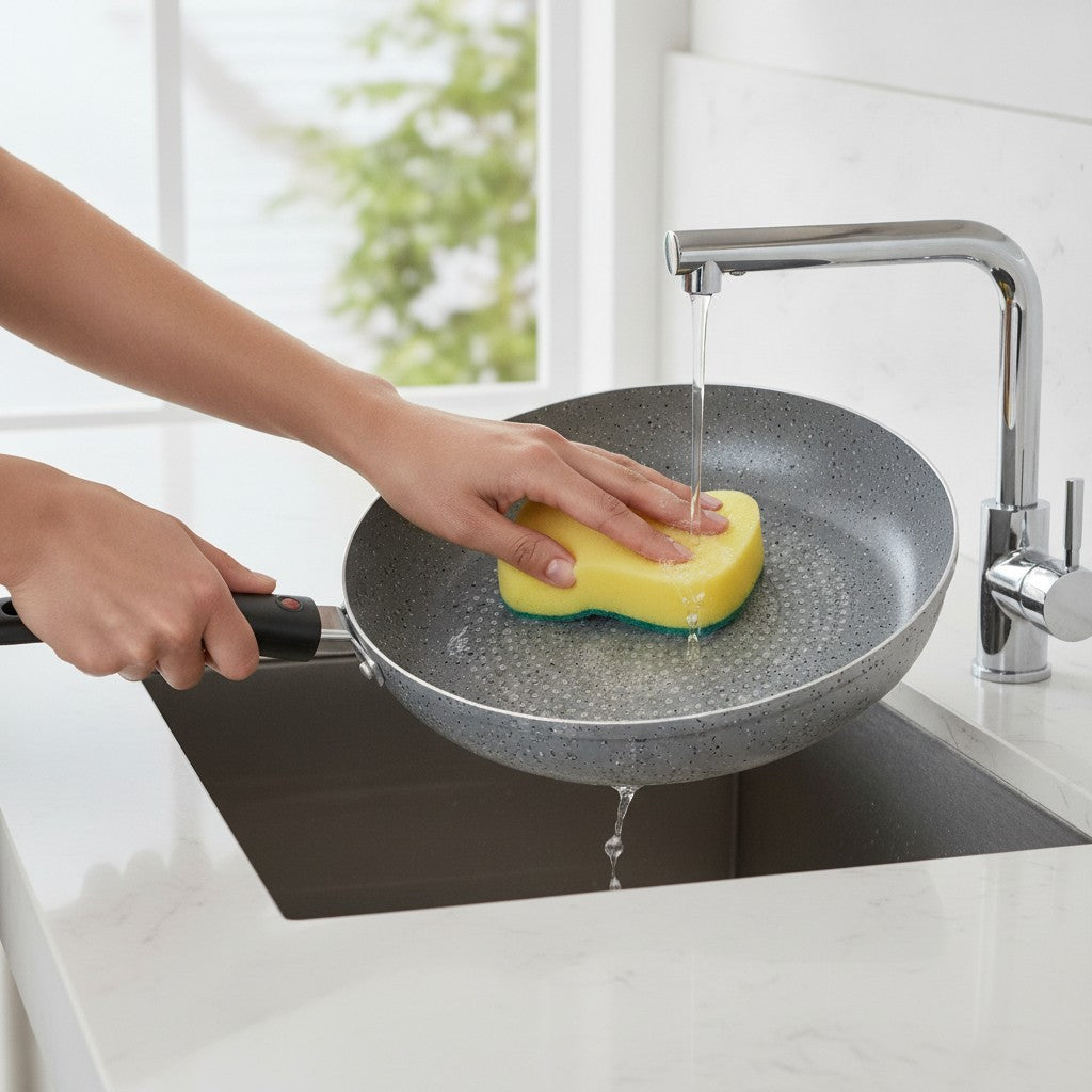 Fornetto Alto antiaderente alluminio antigraffio PFOA free con cucina rapida sul fornello con il gusto tipico della cottura al forno made in italy_7 - 7