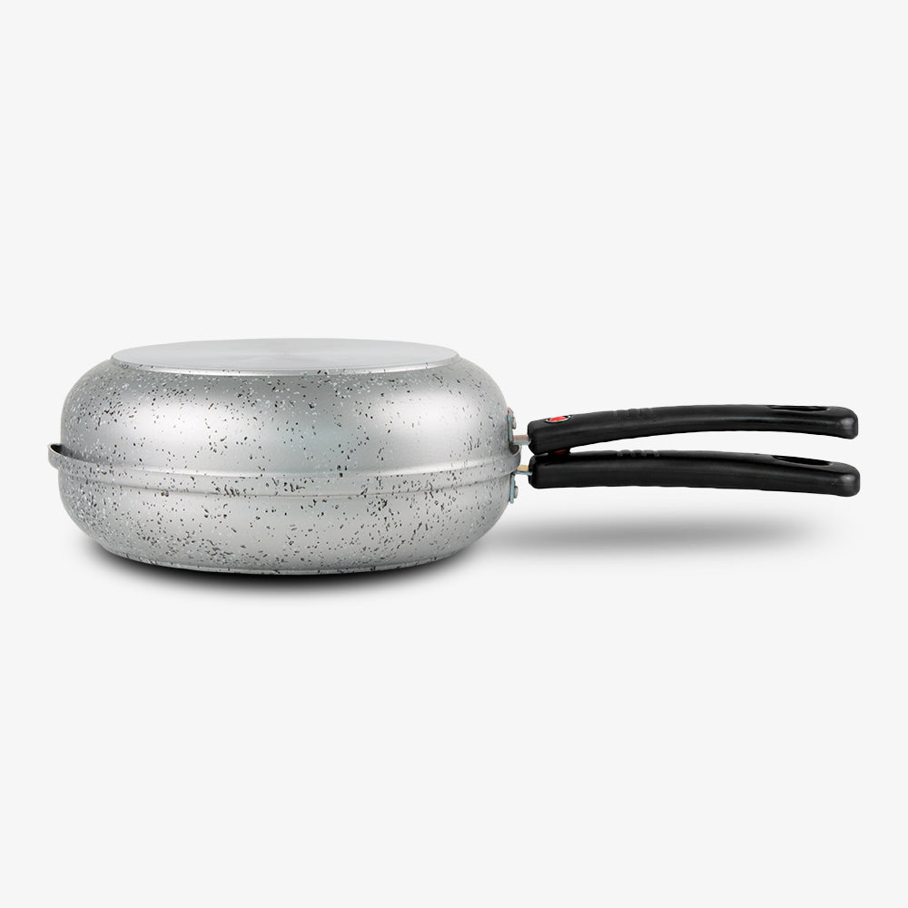 Fornetto Alto antiaderente alluminio antigraffio PFOA free con cucina rapida sul fornello con il gusto tipico della cottura al forno made in italy_2