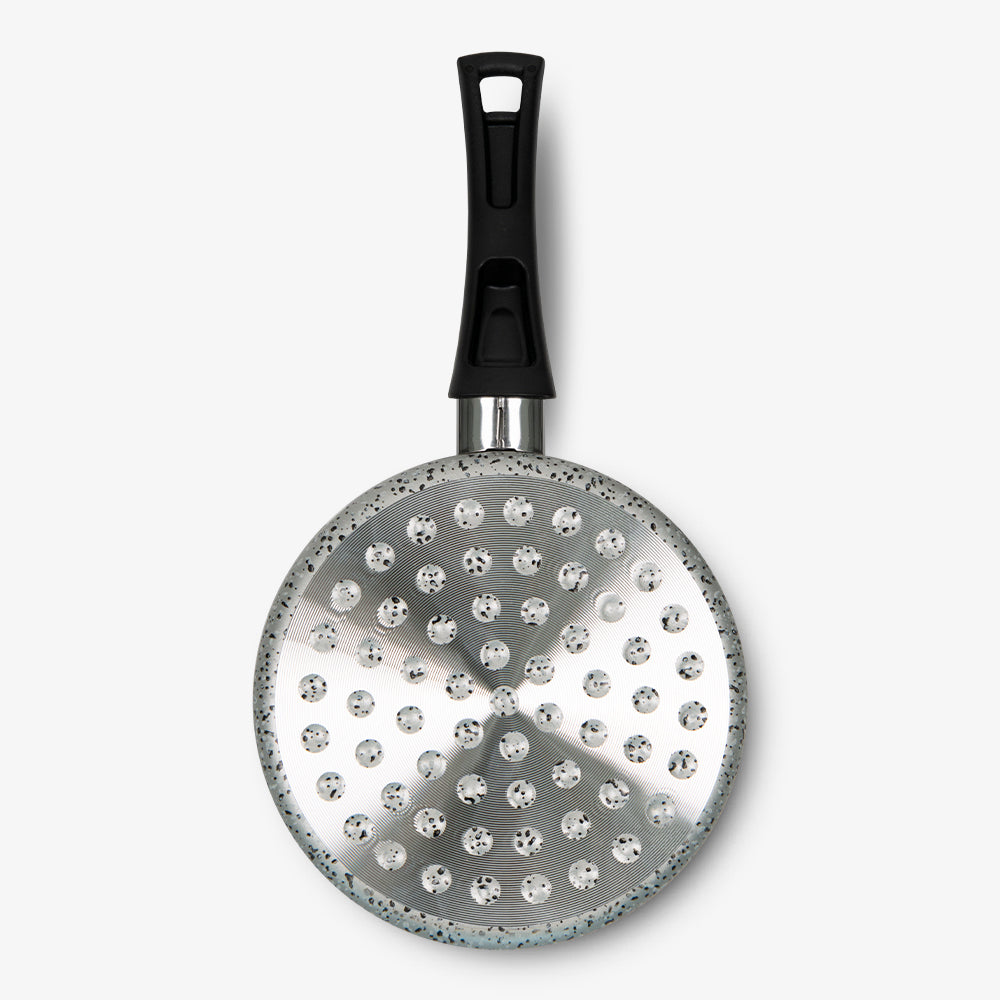 Hamburghiera antiaderente maneggevole alluminio PFOA free antigraffio pratica cottura veloce made in italy_4