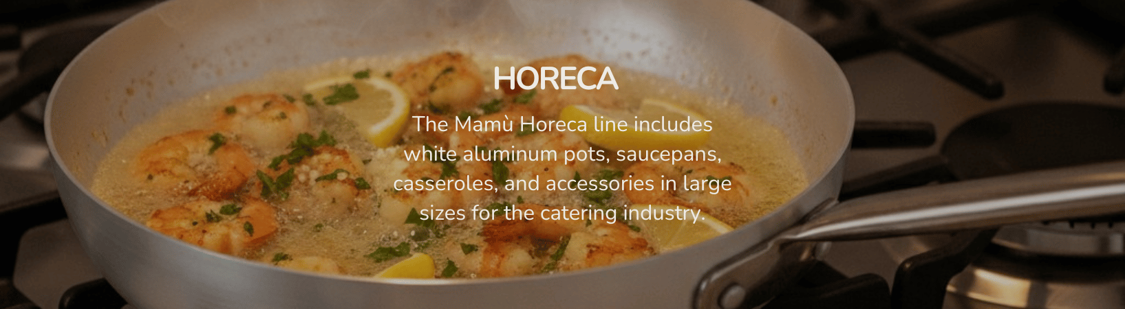 Horeca linee prodotti Mamu cookware en