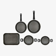 Big Family 5-piece set: stockpot, saucepan, frying pan, sauté pan and roasting pan, non-stick – photo 1