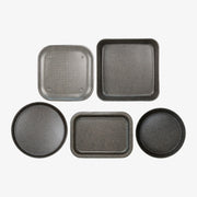 Sweet & Savoury Maxi set of 5 large non-stick baking pans aluminium – photo 1