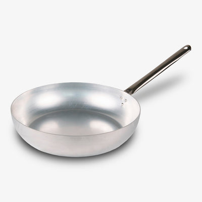 Padella alluminio puro linea professionale durevole 99,5% alluminio puro made in italy