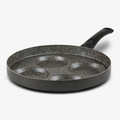 Padella pancake antiaderente alluminio 7 strati PFOA free antigraffio made in italy