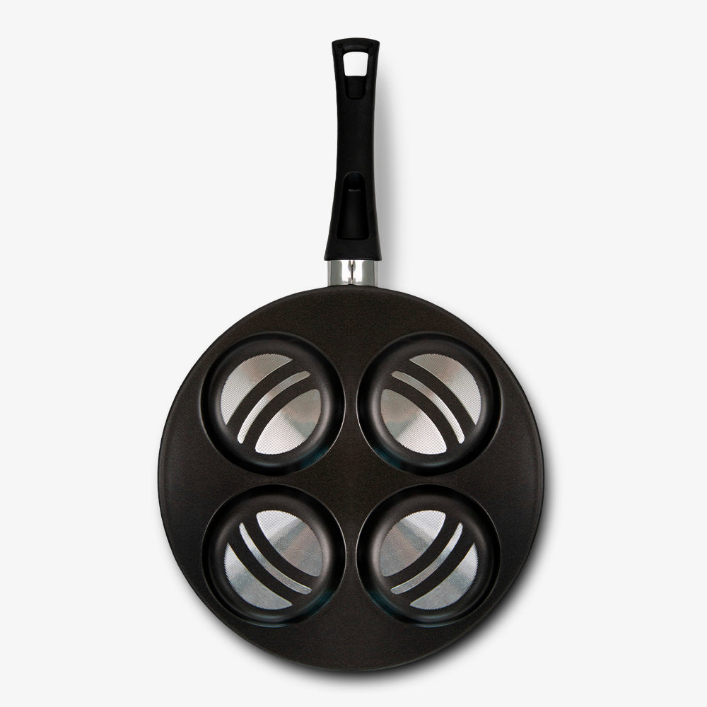Padella pancake antiaderente alluminio 7 strati PFOA free antigraffio made in italy_4 - 4