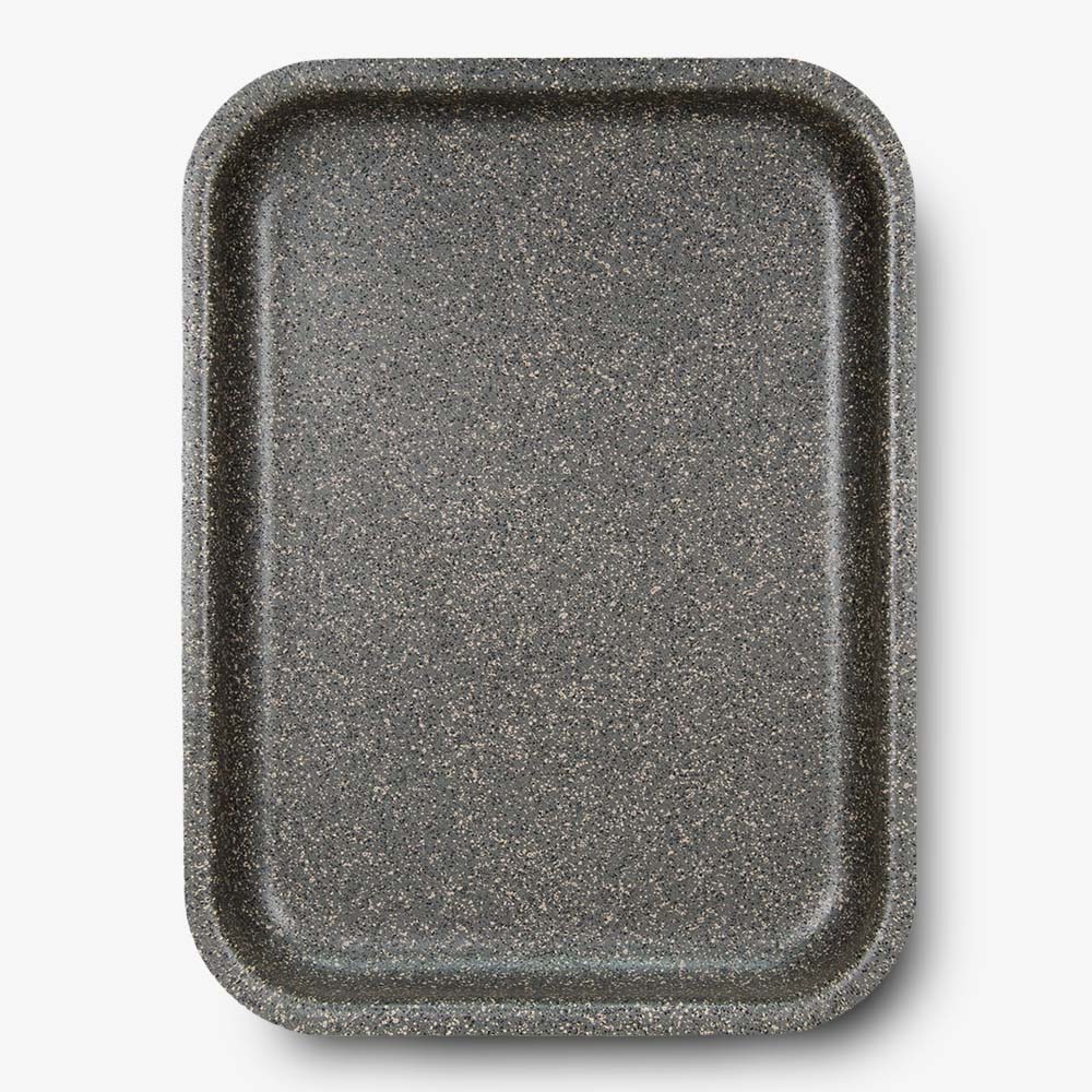 Rostiera Pizza antiaderente maneggevole alluminio PFOA free antigraffio pratica cottura veloce made in italy_3