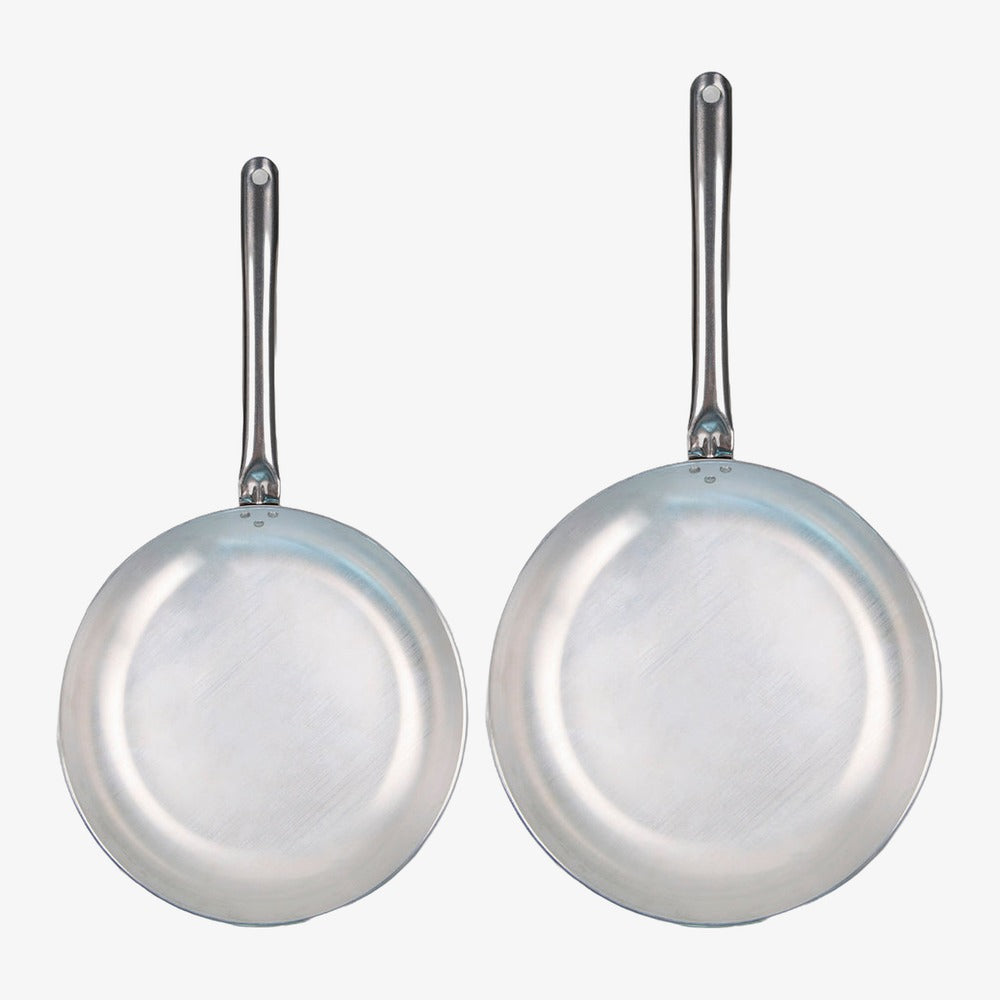 Set of 2 sauté pans in 99.5% pure aluminium, Ø 36/40 cm, PFOA and nickel free Horeca – photo 1 - 1