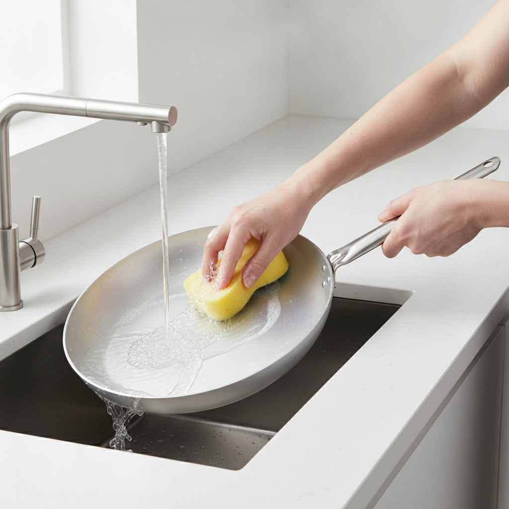 Saltapasta alluminio puro linea professionale durevole 99,5% alluminio puro made in italy_6