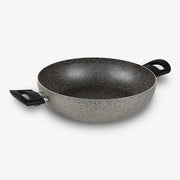 Saltapasta antiaderente maneggevole alluminio PFOA free antigraffio con due manici pratica cottura veloce made in italy_1