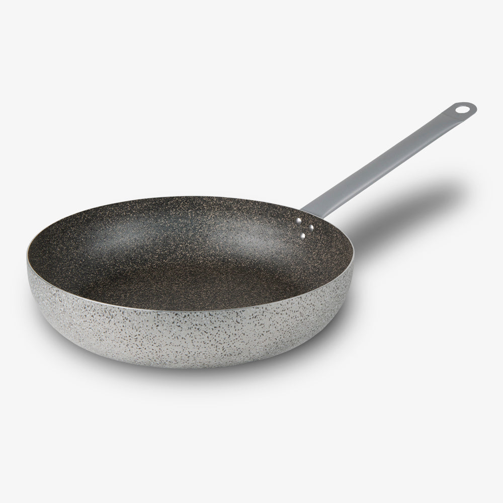 Saltapasta antiaderente maneggevole alluminio con un manico lungo in ferro PFOA free antigraffio pratica cottura veloce made in italy_1