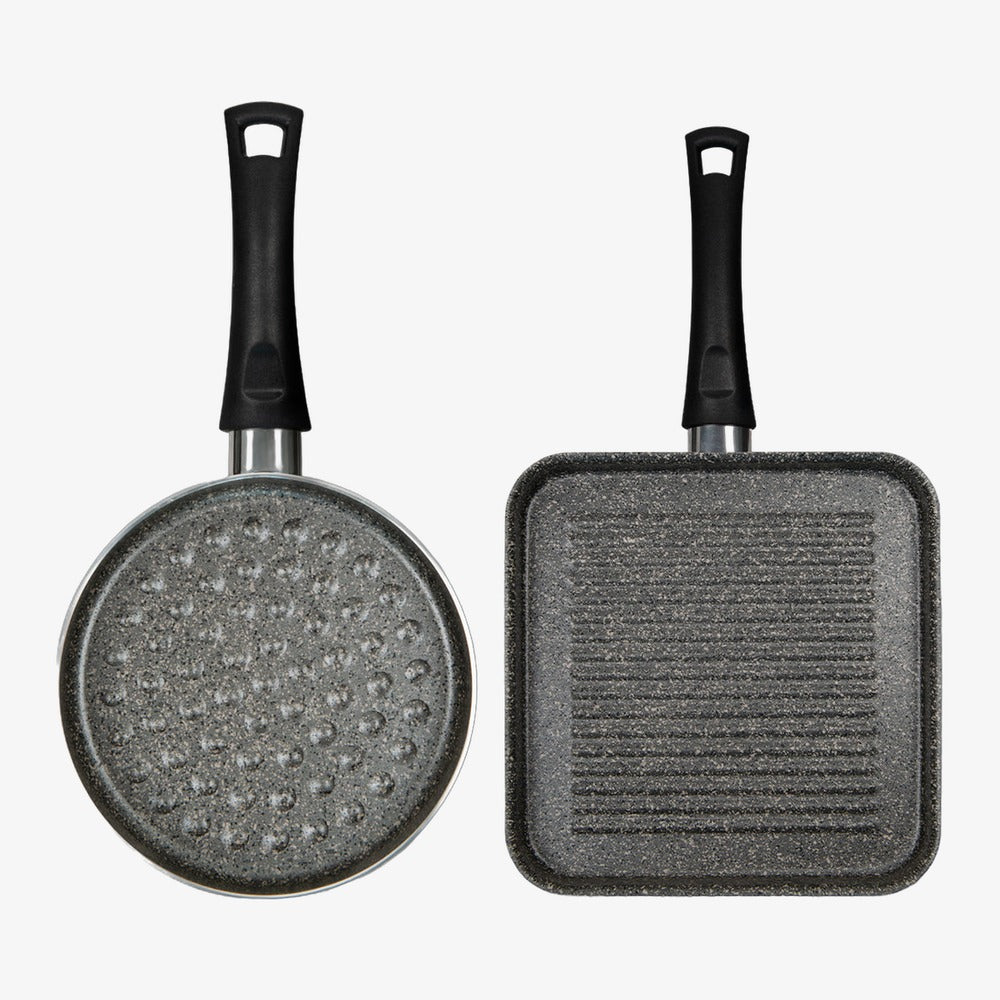 Set 2 padelle grill antiaderente – foto 1