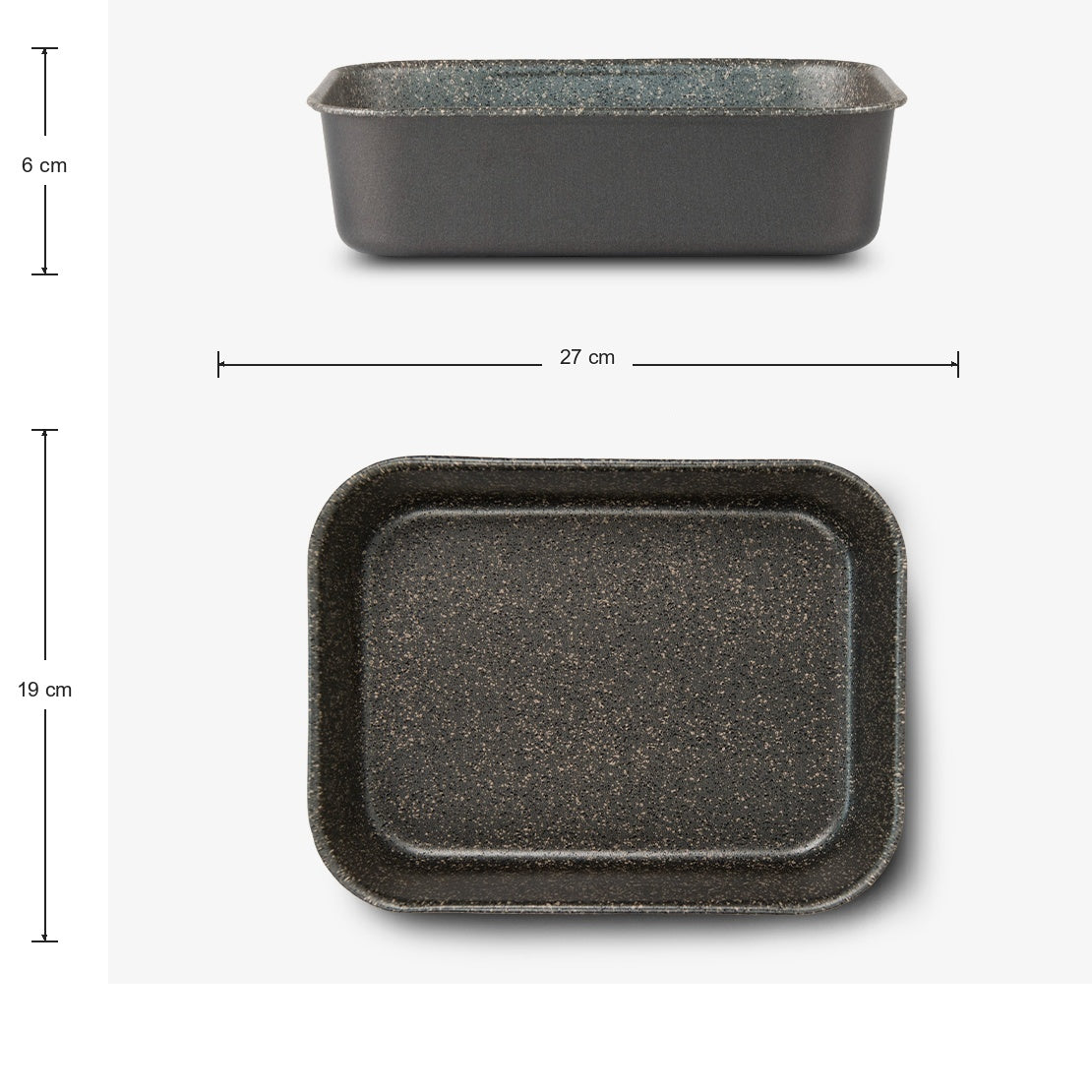 Small non-stick 7-layer aluminum baking pan, PFOA-free, scratch-resistant, made in Italy. - 9