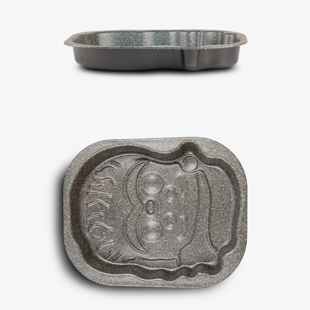 Stampo Babbo Natale antiaderente alluminio 7 strati PFOA free antigraffio made in italy_5