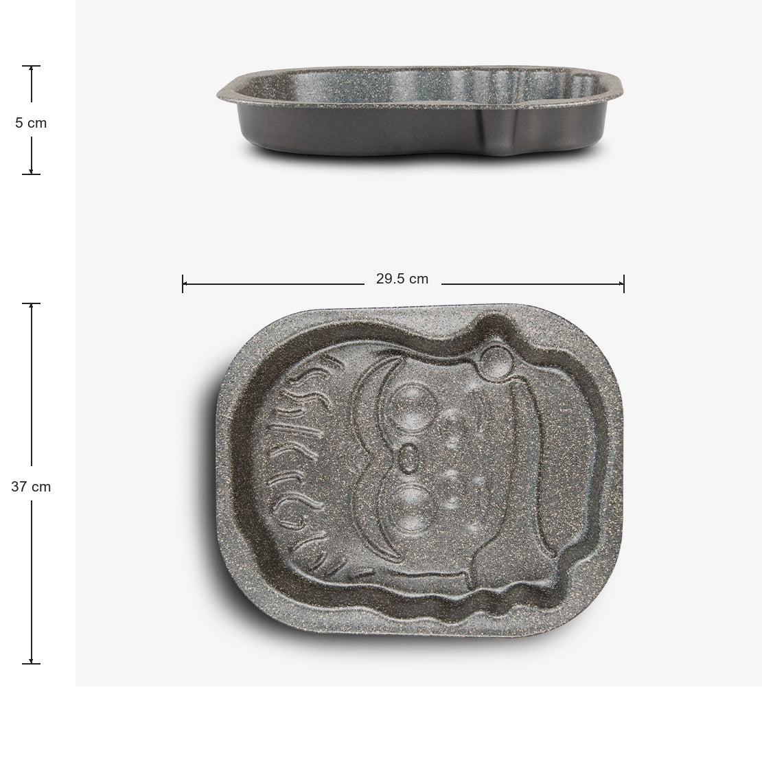 Stampo Babbo Natale antiaderente alluminio 7 strati PFOA free antigraffio made in italy - 9