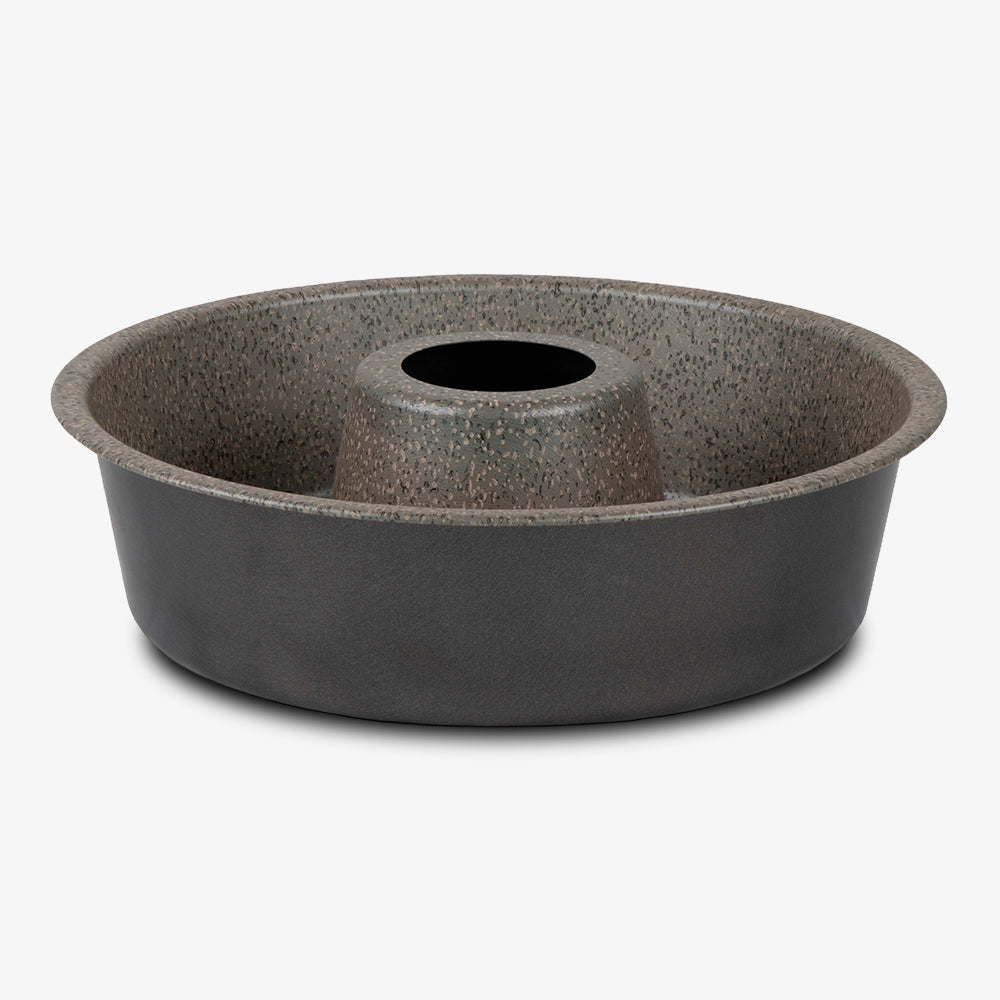 7-layer non-stick aluminum donut mold, PFOA-free, scratch-resistant, made in Italy.