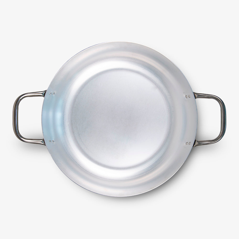 Tegame alluminio puro linea professionale durevole 99,5% alluminio puro made in italy_3 - 3