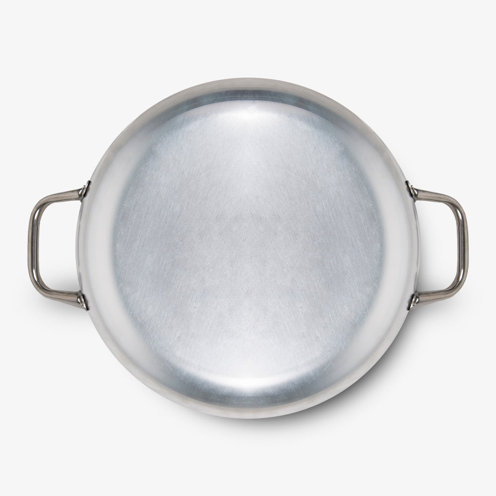 Tegame alluminio puro linea professionale durevole 99,5% alluminio puro made in italy_4 - 4